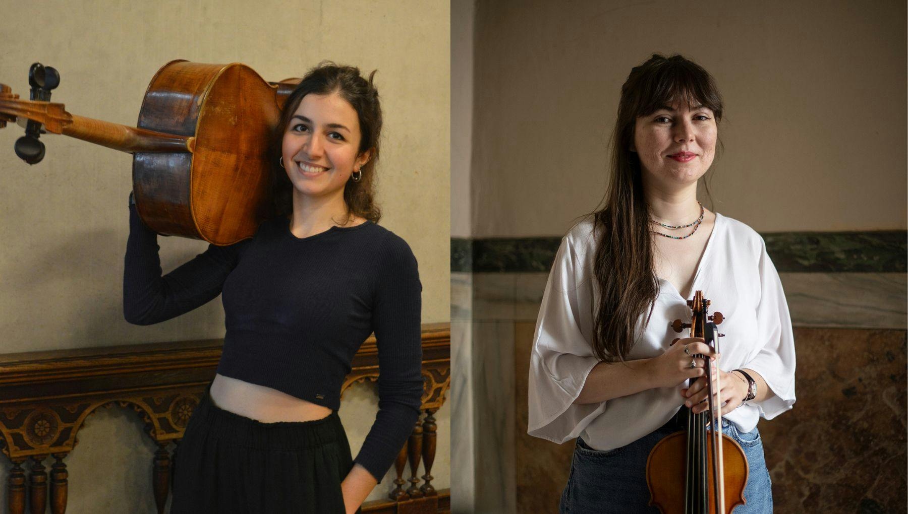 Klassiek op zondag: Laurène Patard-Moreau (viool), Laia Terre Garcia (cello)