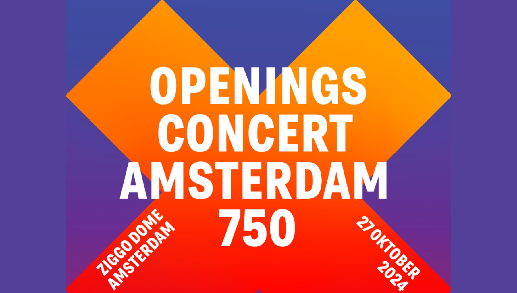 Openingsconcert Amsterdam 750 - Verliefd op onze stad
