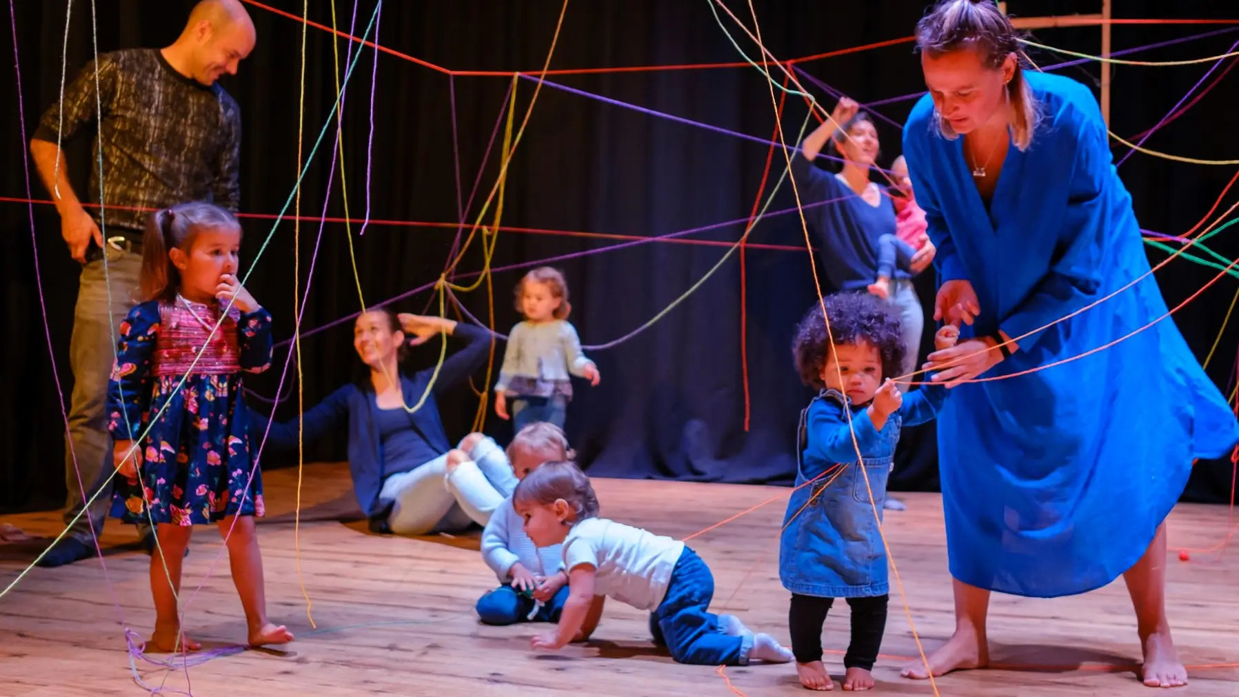 Samen een spinnenweb maken