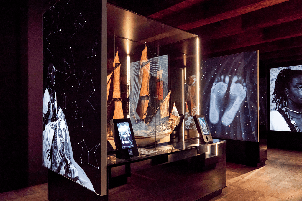 Schaduwen op de Atlantische Oceaan