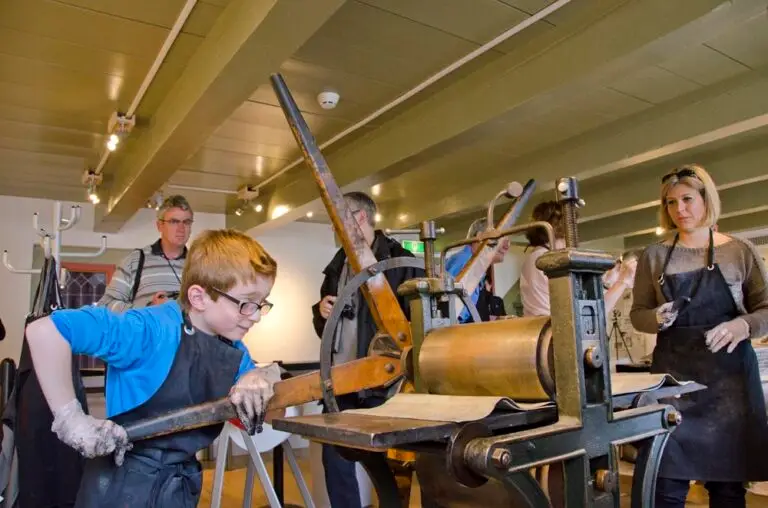 Etsworkshop bij Museum Rembrandthuis