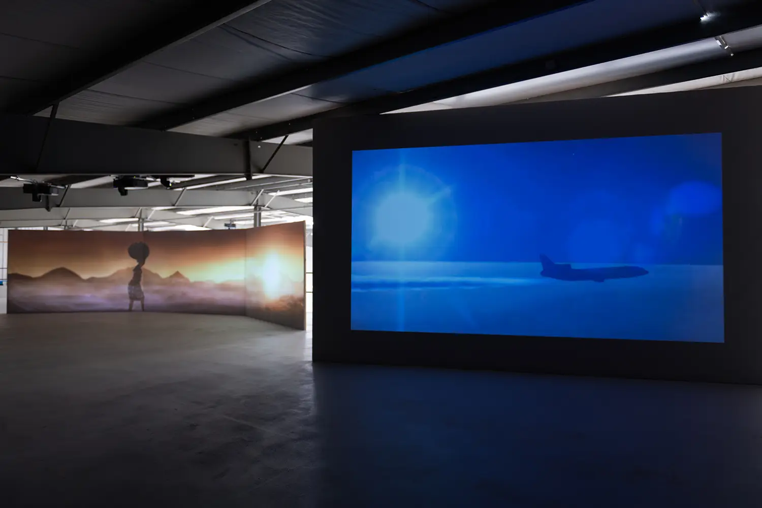 Moving Stories (Nicolas Provost, 2011) and The End of Carrying All (Wangechi Muti, 2015)