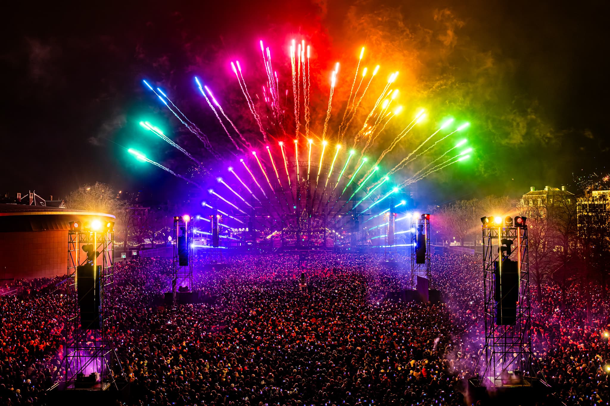 Electric Fireworks, Museumplein