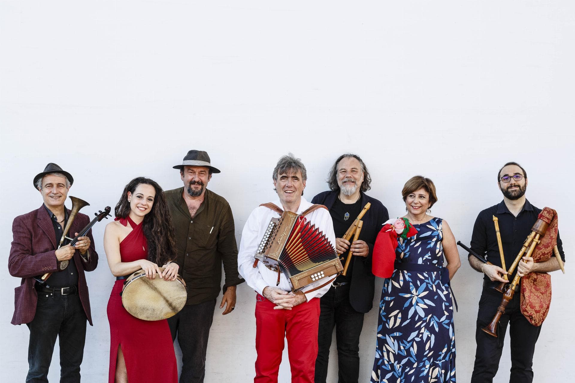 Ambrogio Sparagna & Orchestra Popolare Italiana van het Auditorium Parco della Musica in Rome