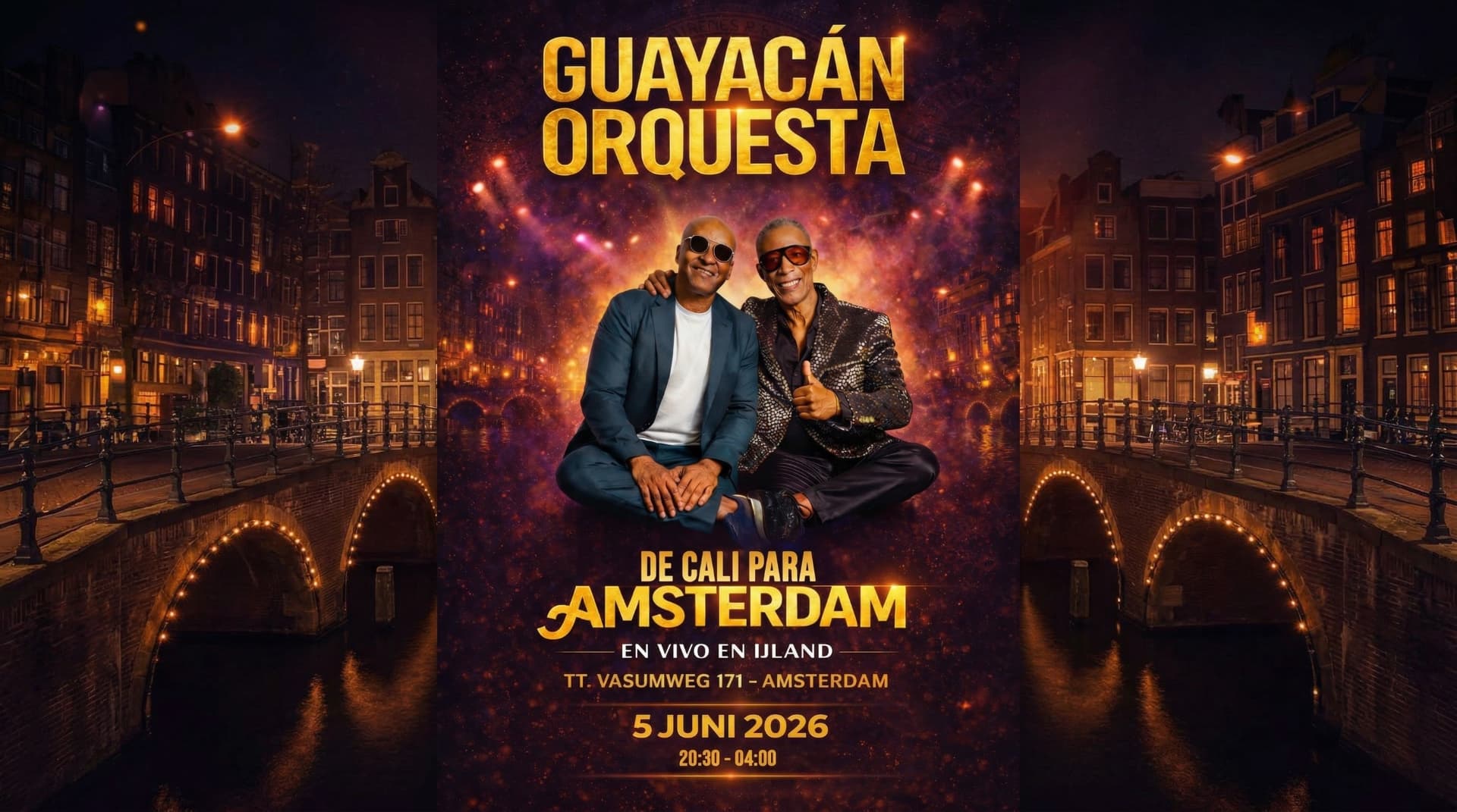 Guayacán Orquesta in concert in IJland Amsterdam