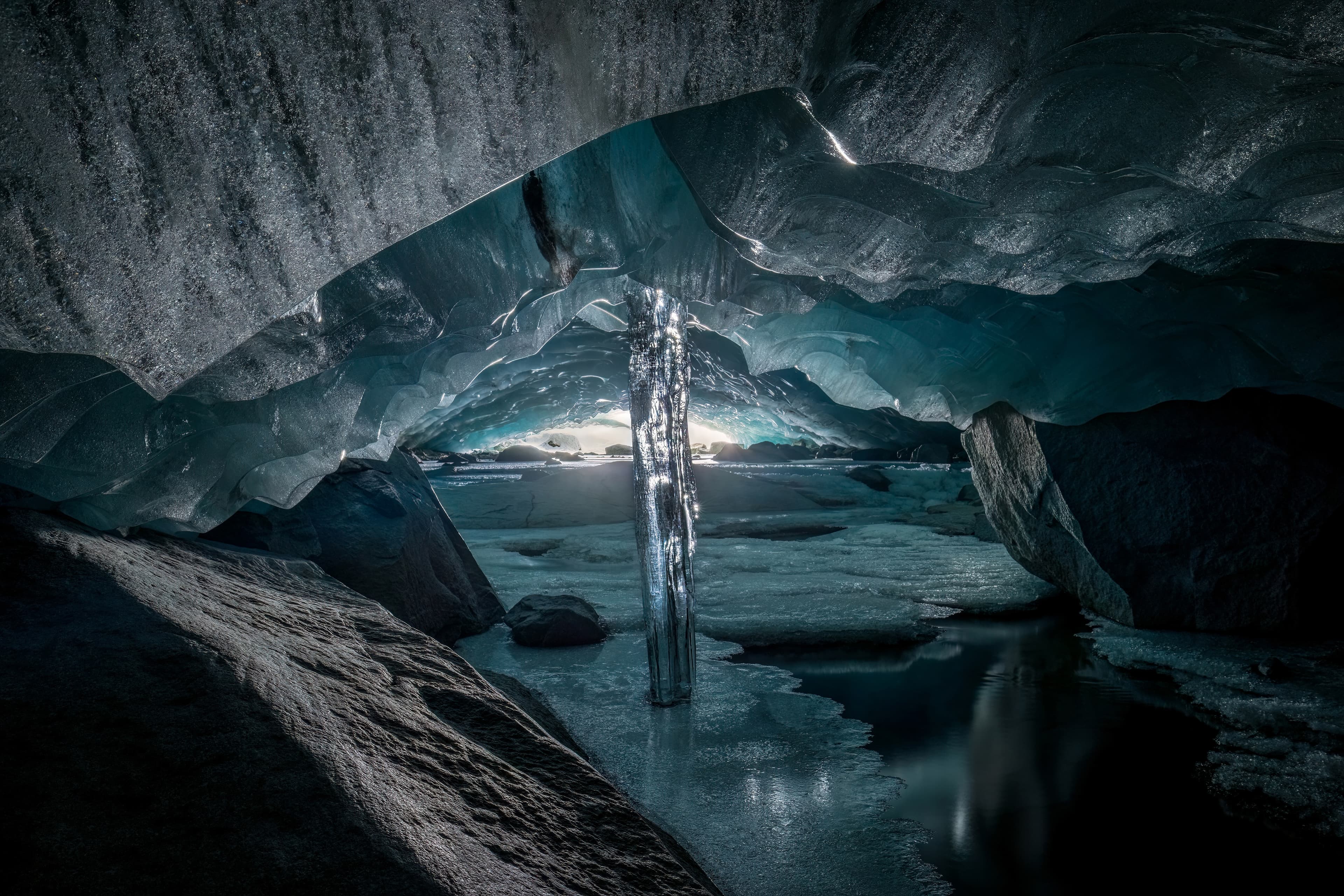 Deep Inside the Glacier