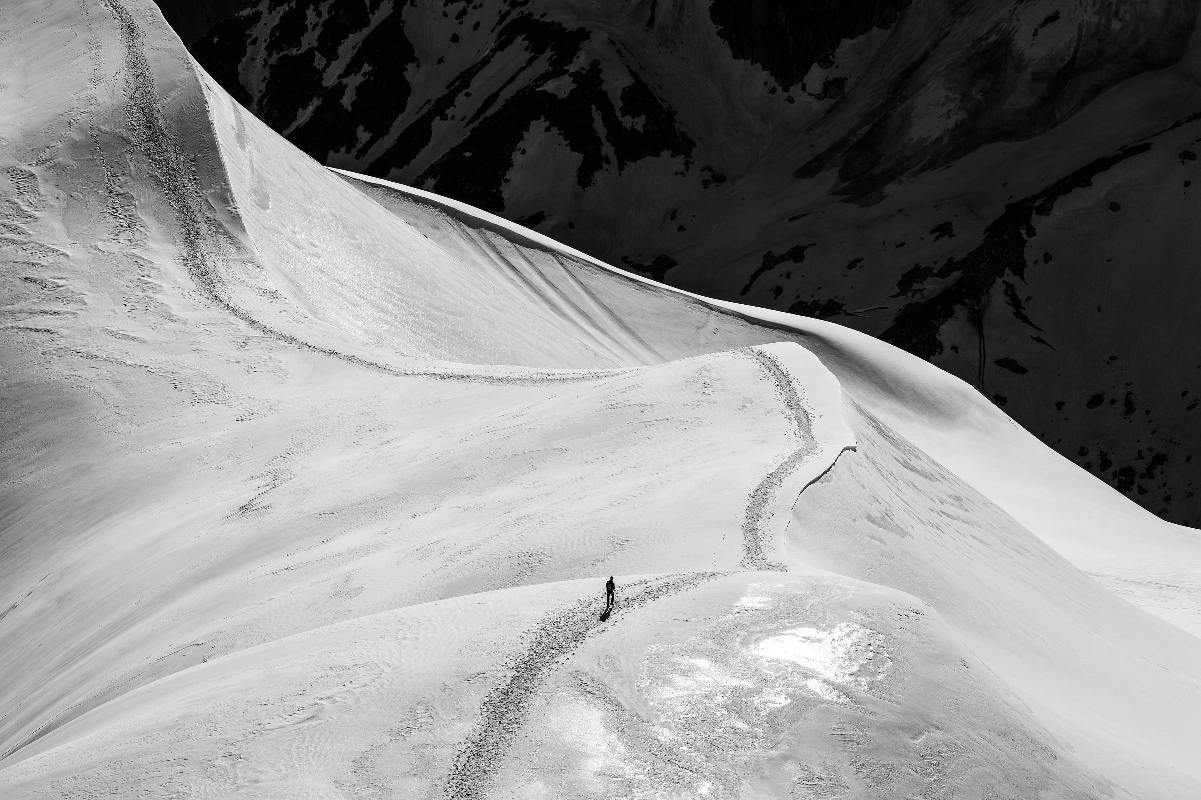 Small Man in a Big landscape