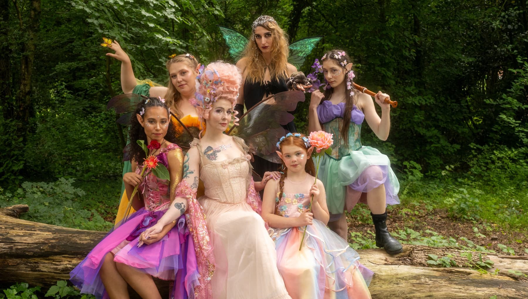 The Fairy Queen and fairies