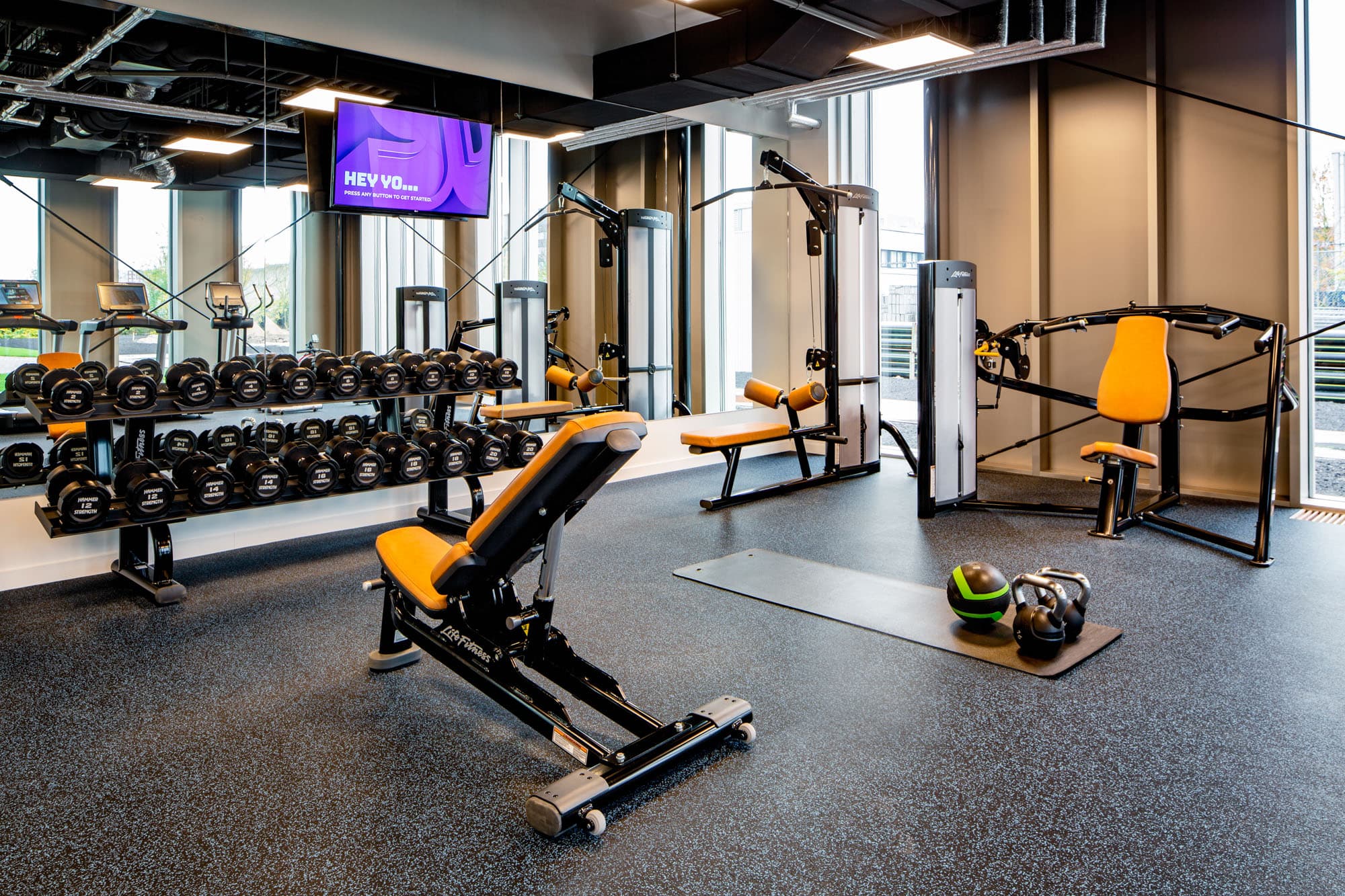 Gym at YOTEL Amsterdam