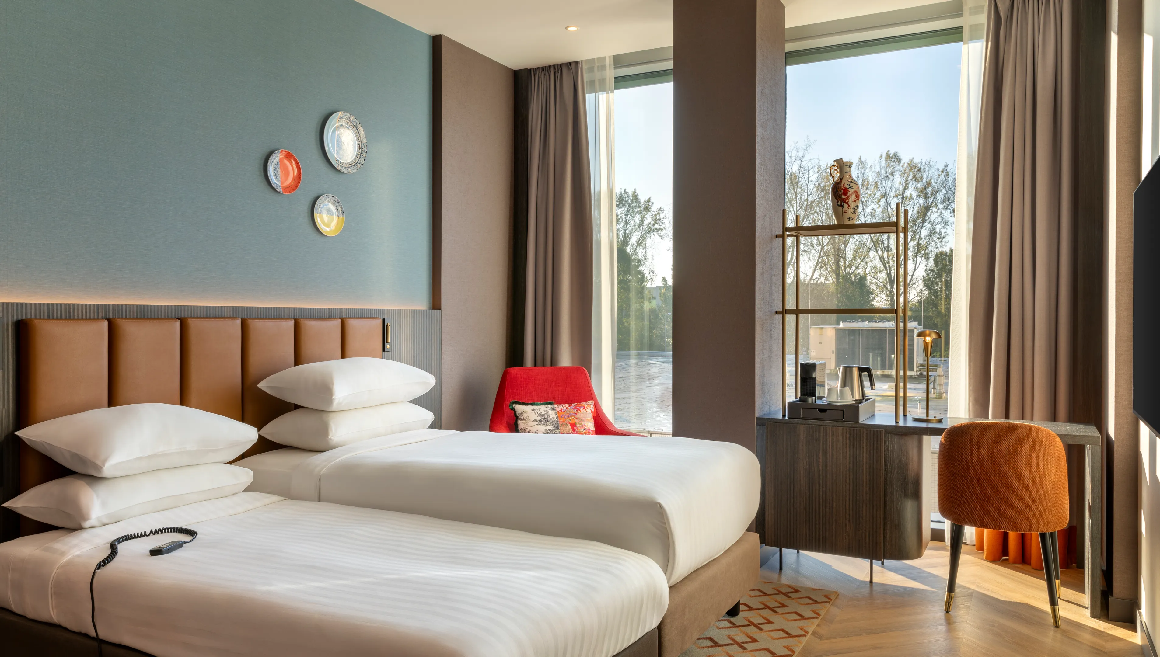 Hotel room at Corendon Amsterdam New-West, a Tribute Portfolio Hotel
