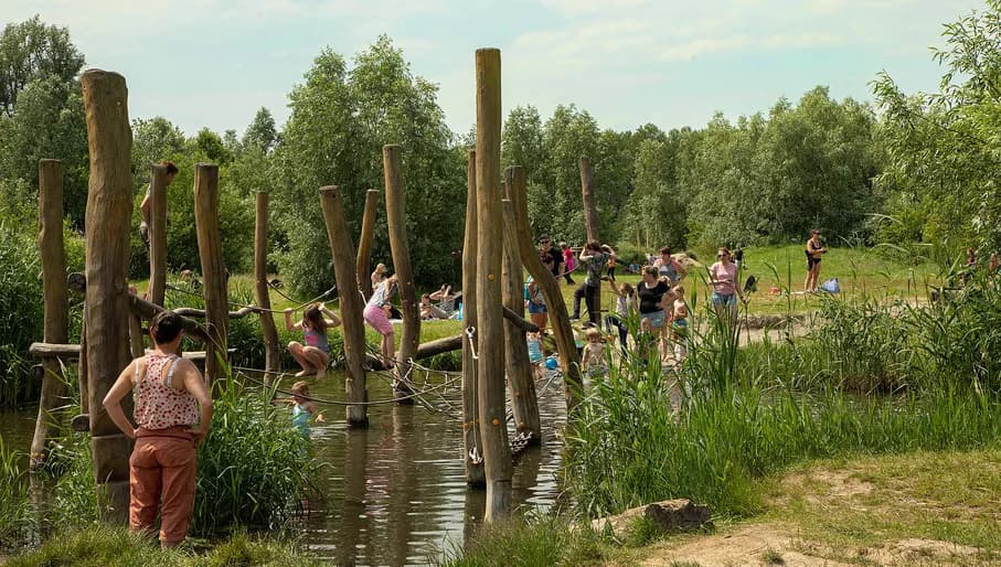 kids having water fun