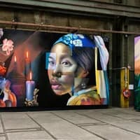 Streetart works at Straat Museum