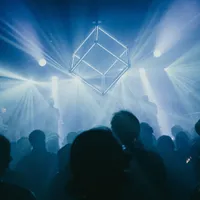 Parallel nightclub light artwork