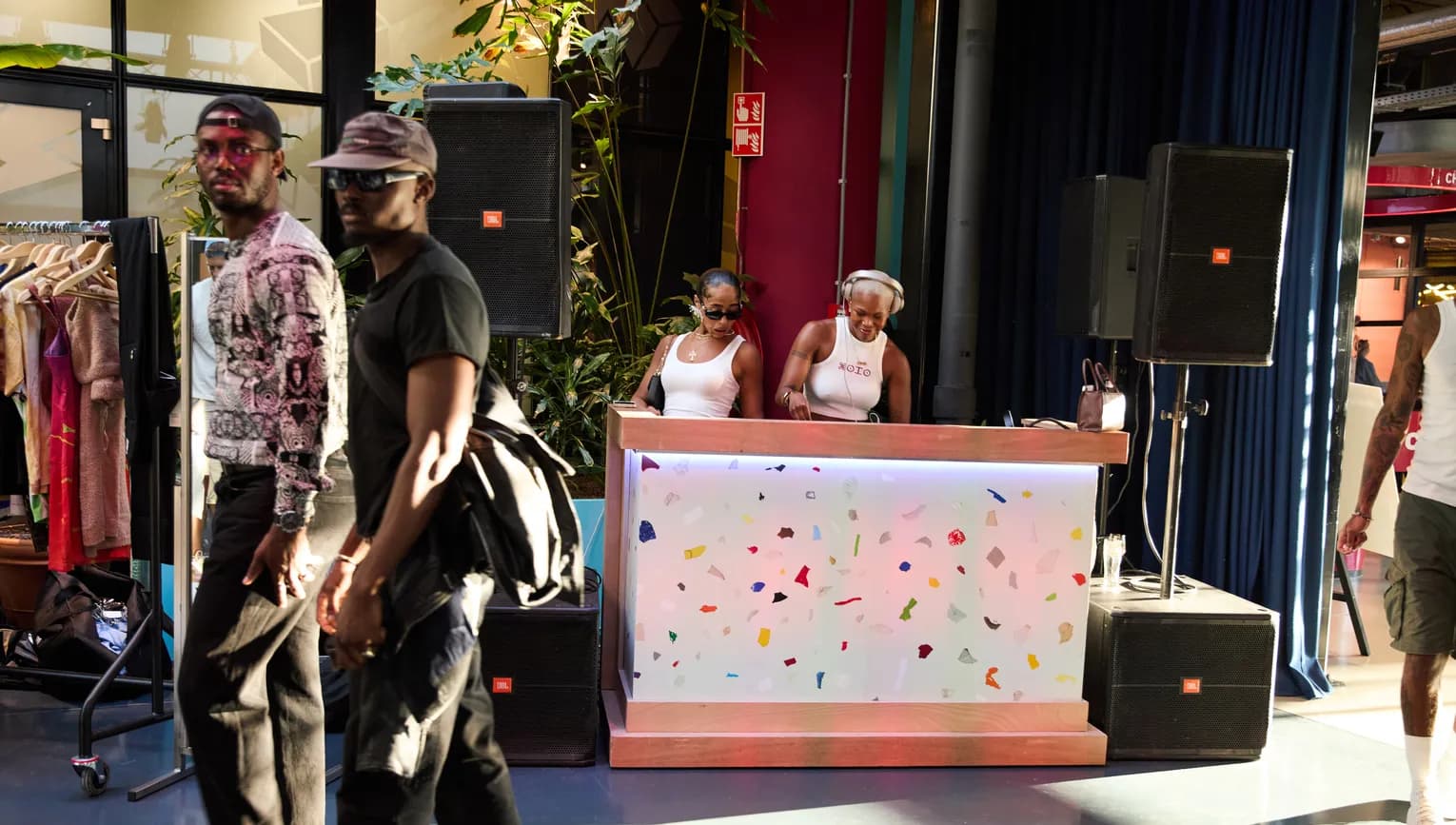 DJ booth at The Social hub