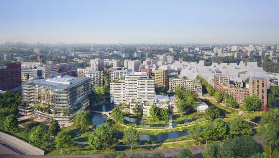 Innovation district De Nieuwe Meer in Amsterdam