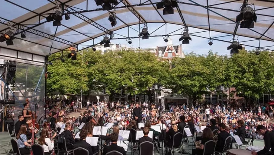 Klassiek op het Amstelveld