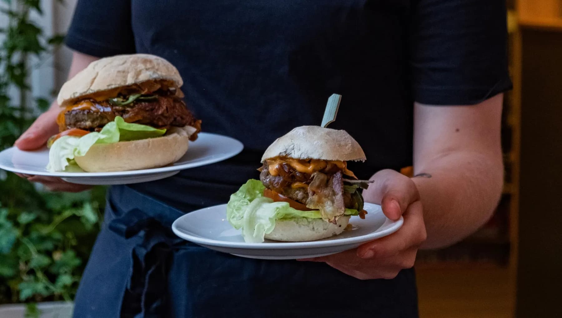 Burgermeester restaurant signature hamburgers