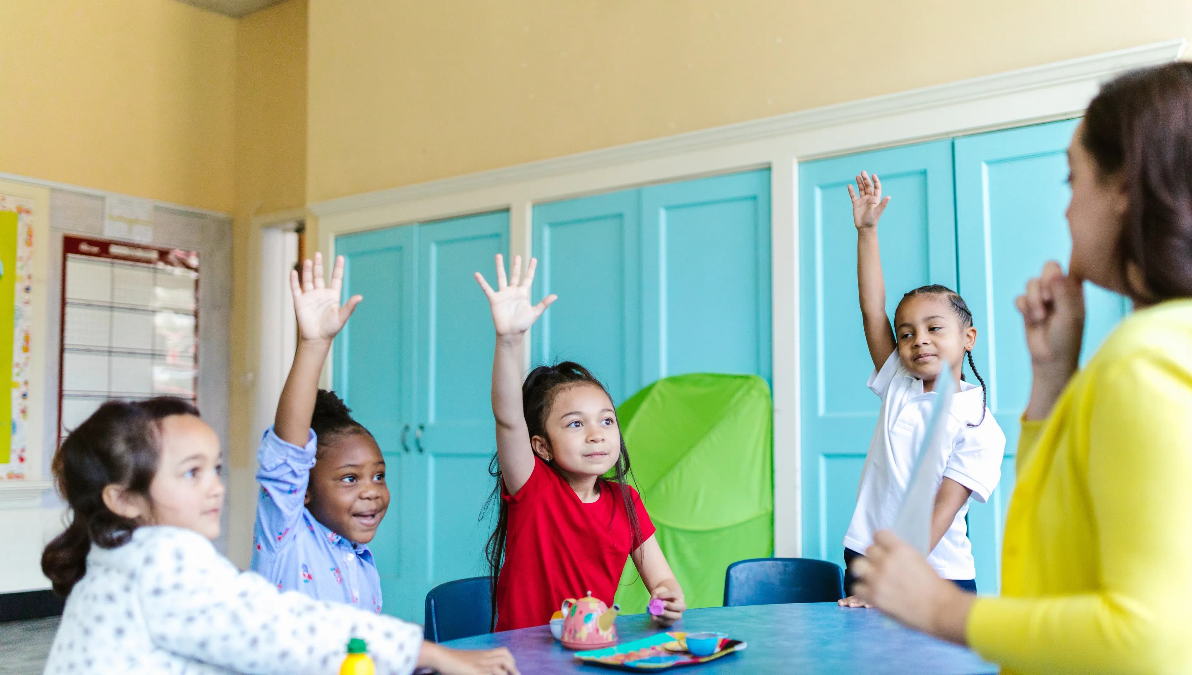 Kids in a classroom
