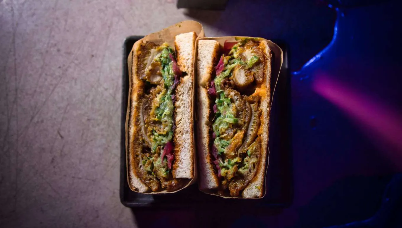 Fried chicken sandwich from InBread
