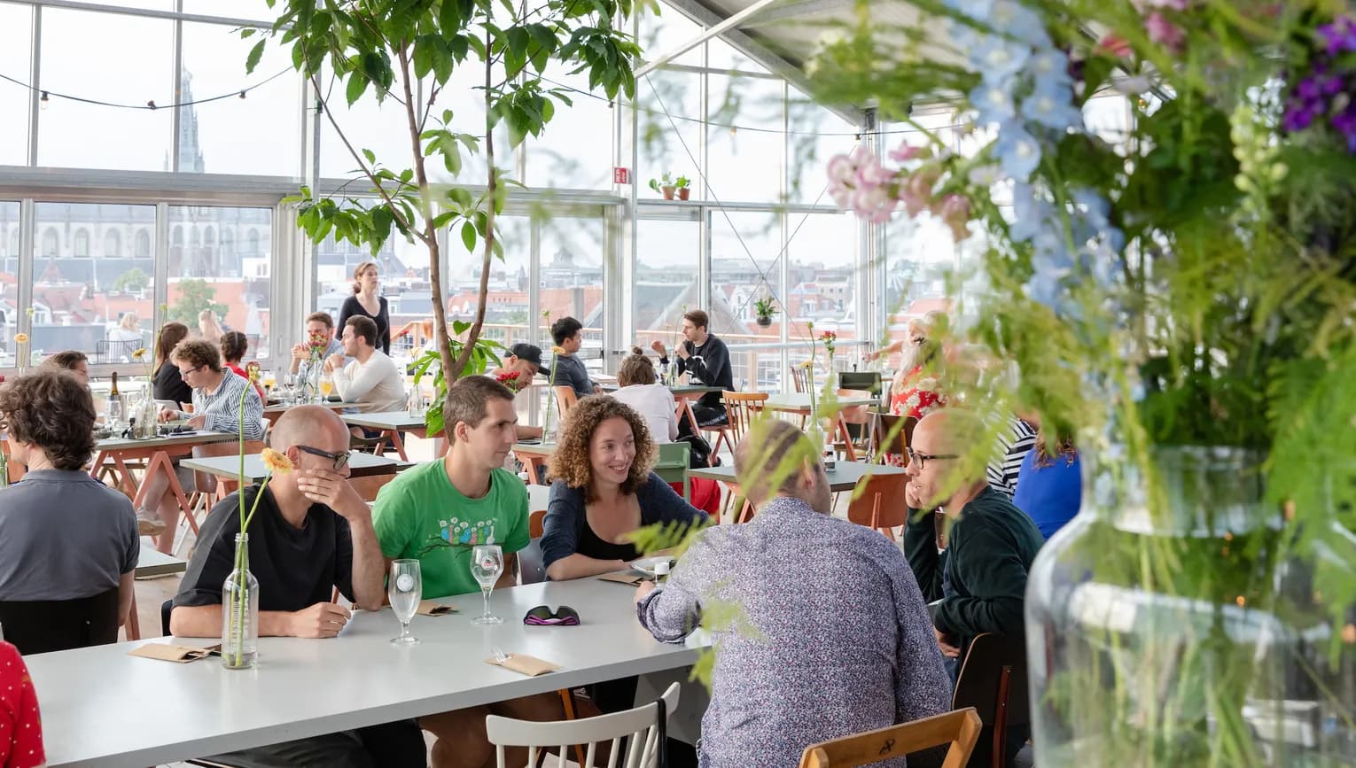 De Dakkas roof terrace restaurant Haarlem