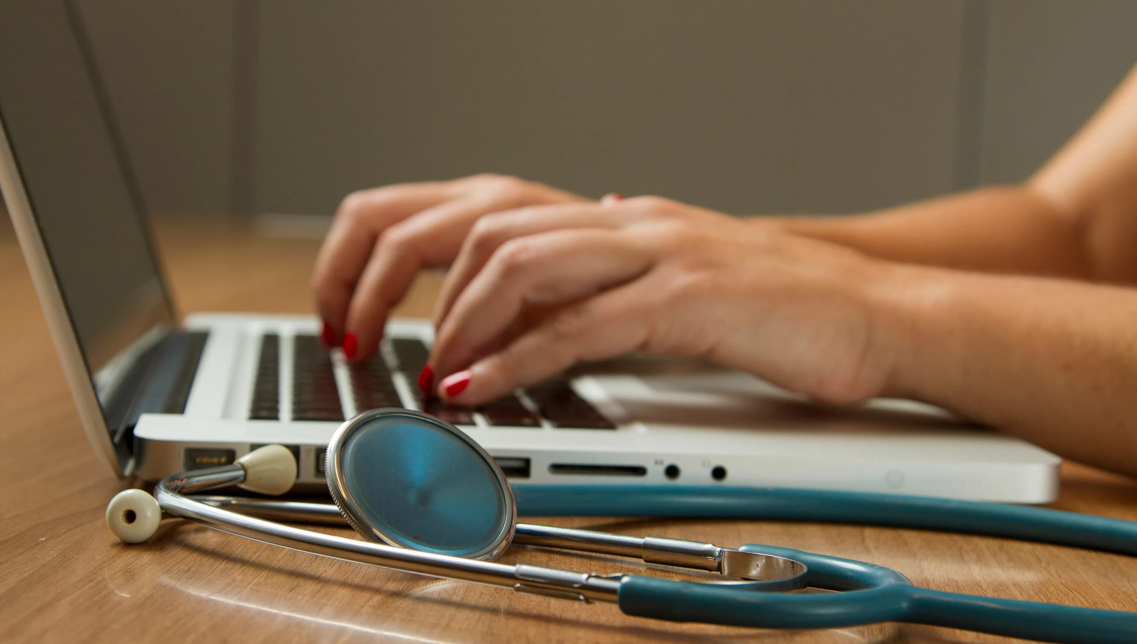 doctor on laptop