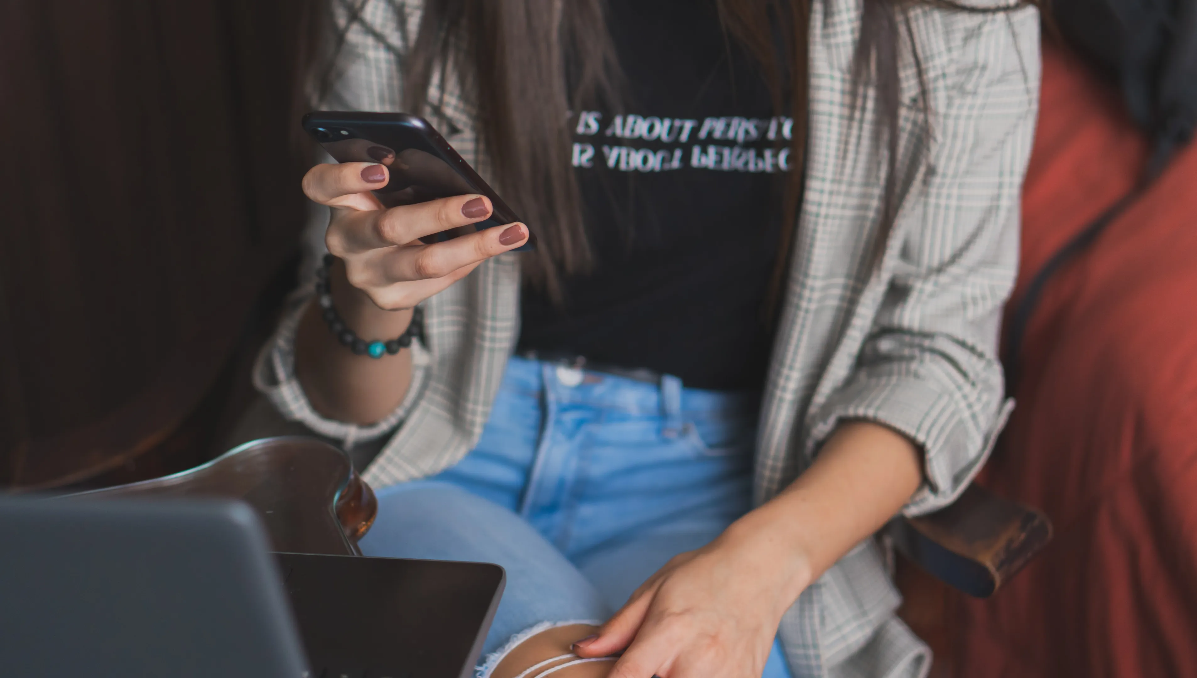 Woman on phone