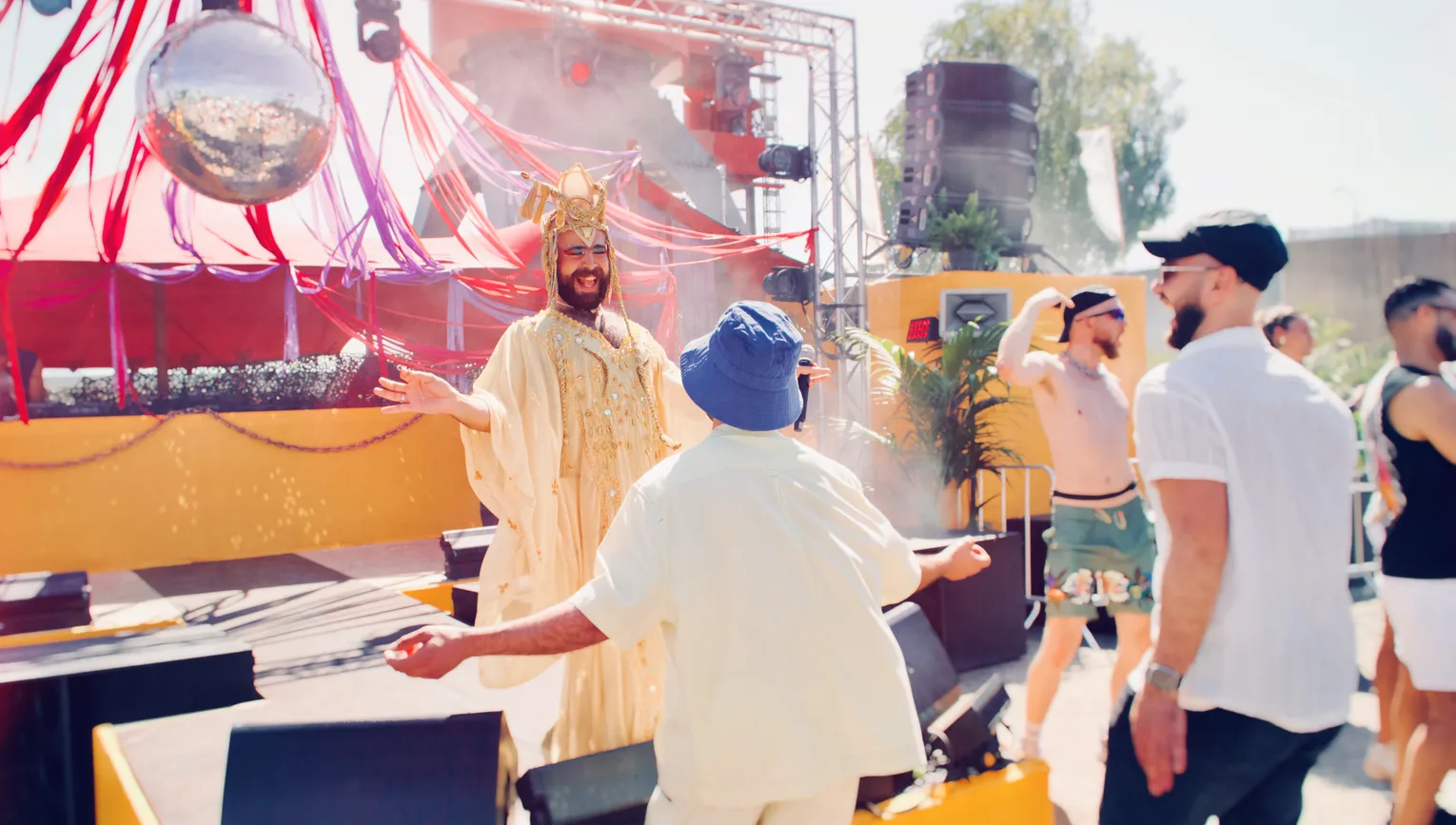 People dancing at Tropikali Festival 2024.