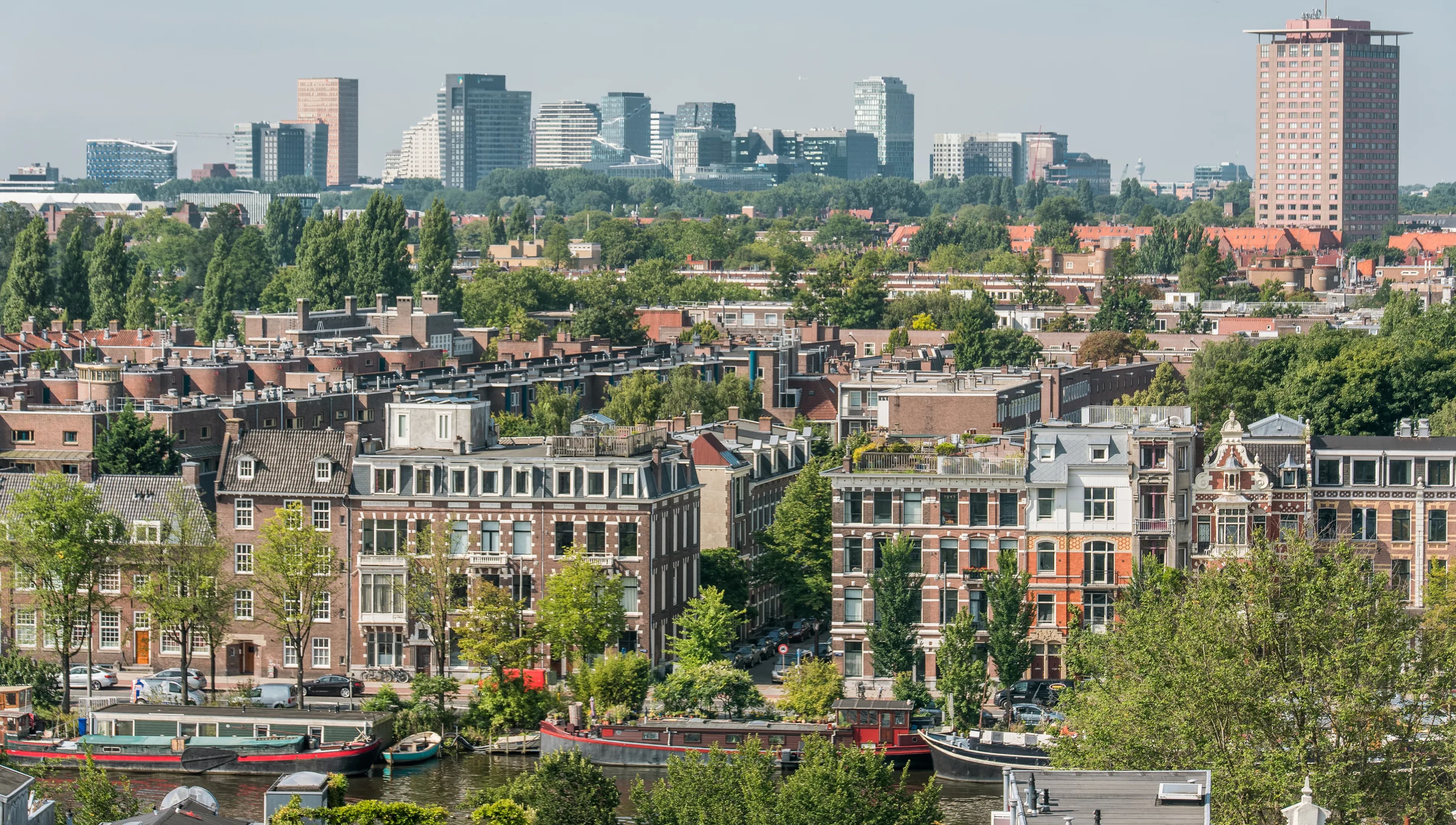 aerial photo of Amsterdam