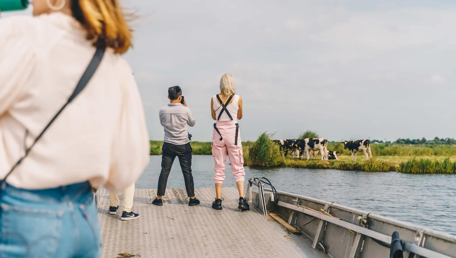 People in a boat