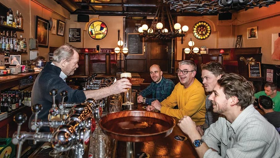 Amsterdam, januari 2025 - Cafe Eijlders in het centrum van Amsterdam. Foto Dingena Mol