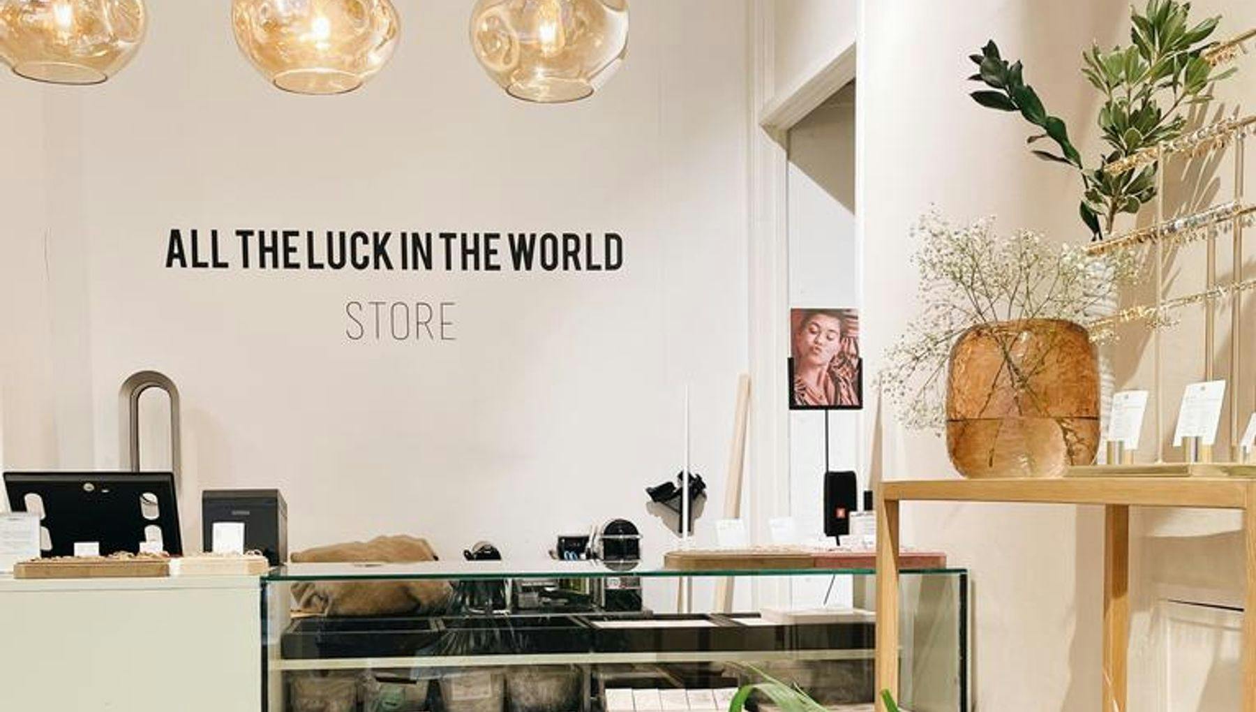 All the luck in the world store Amsterdam Zuid, interior