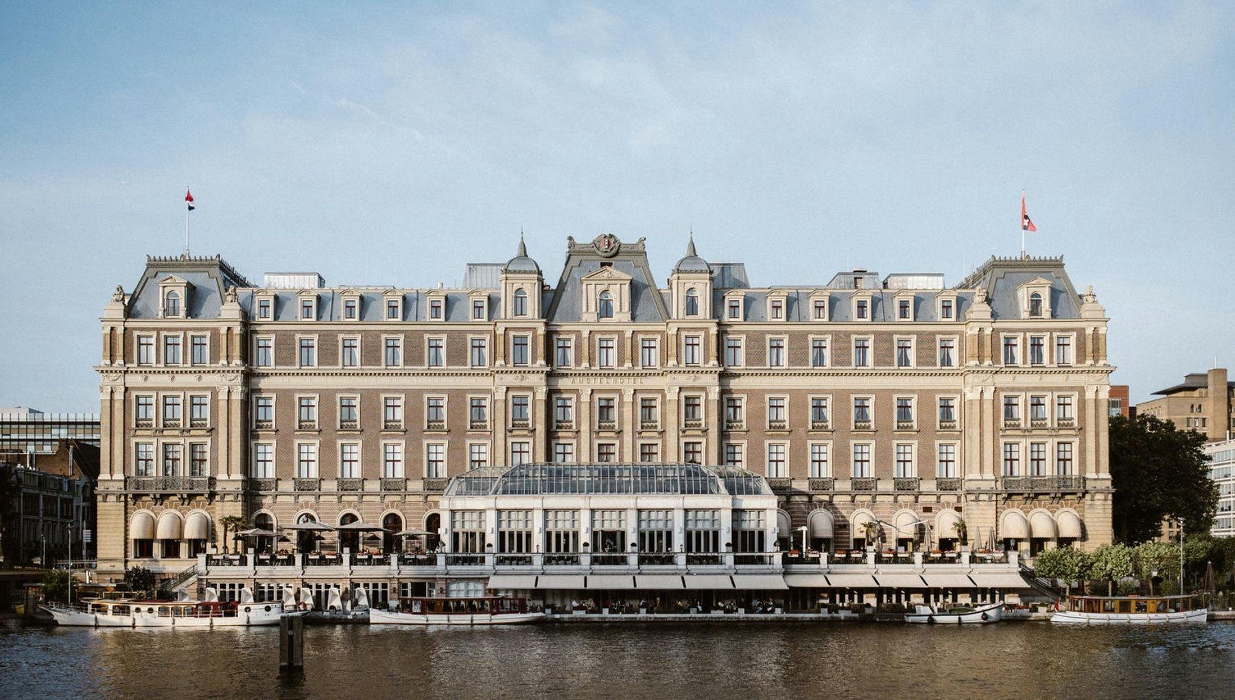 Amstel hotel, view from the water.