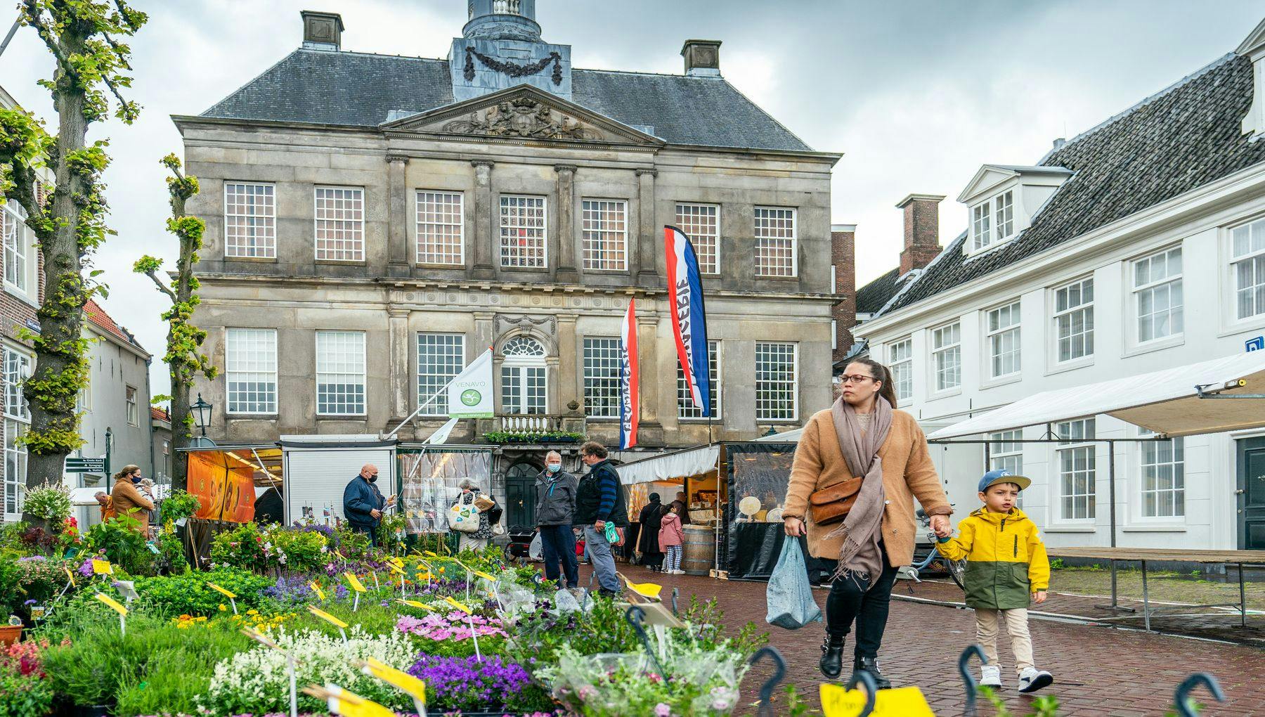 Spring Market at the Weesp city hall