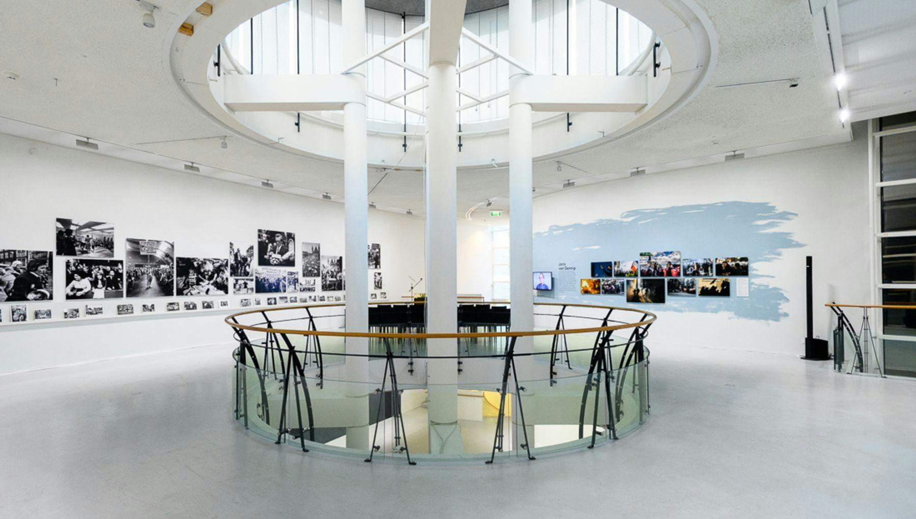 Museum Hilversum photography gallery interior and exhibition