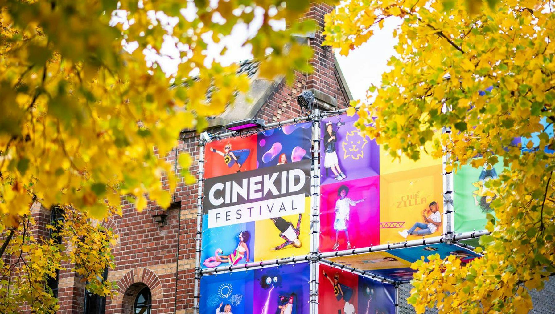 Cinekid film festival for children at Westergas in Westerpark.