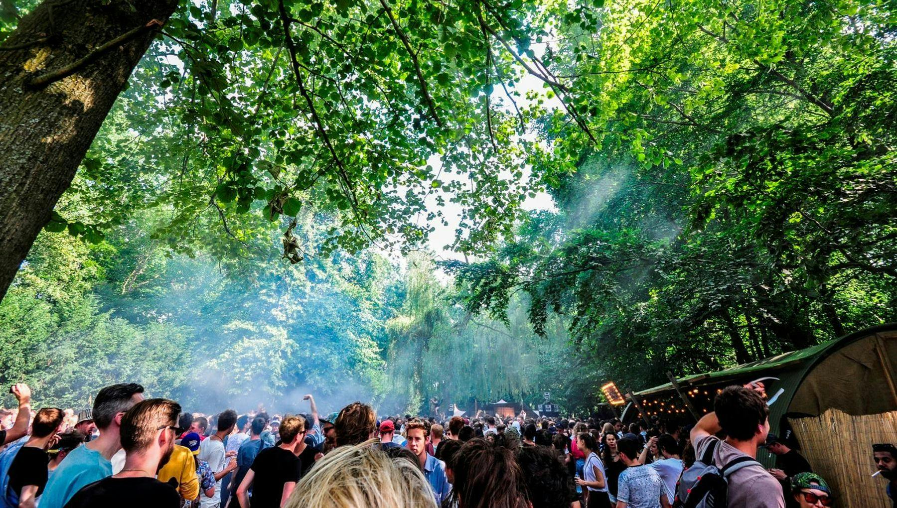 Dekmantel Festival in the woods Amsterdamse Bos