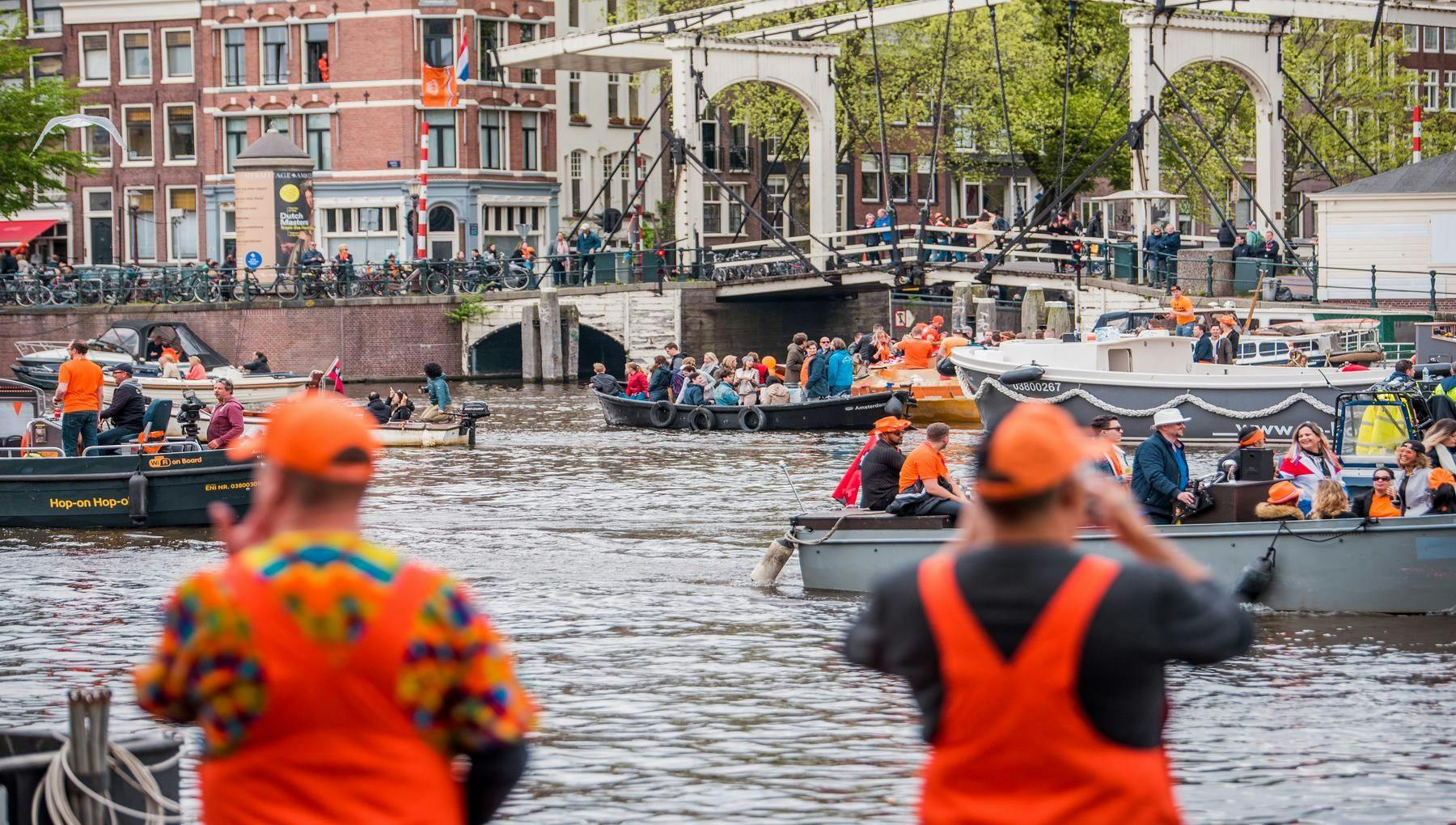 Koningsdag or King's Day is a national holiday in the Kingdom of the Netherlands. Celebrated on 27 April, the date marks the birth of King Willem-Alexander. 

Celebrations: Partying, wearing orange costumes,  and traditional local gatherings.