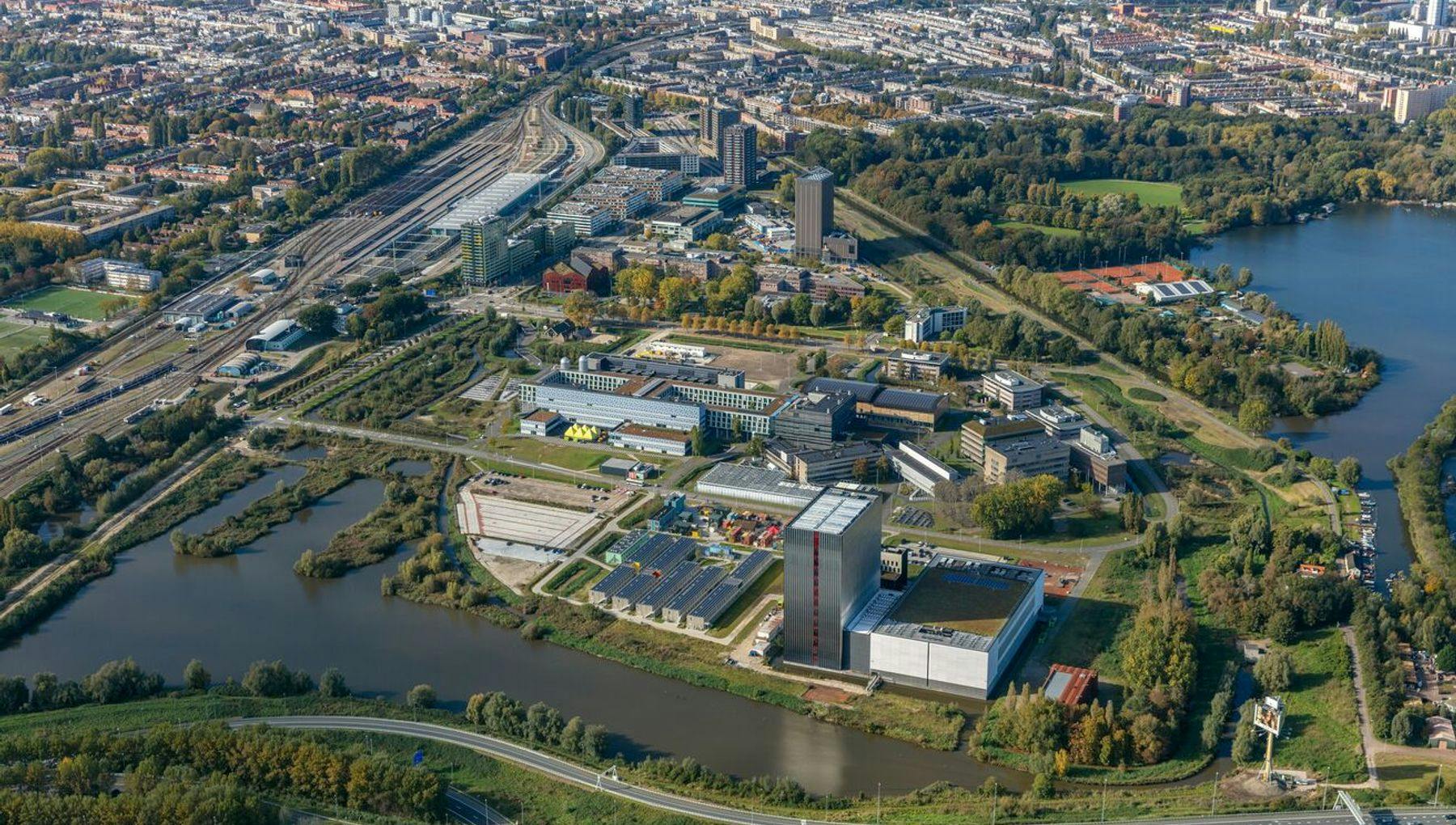 Air photo from Amsterdam Science Park