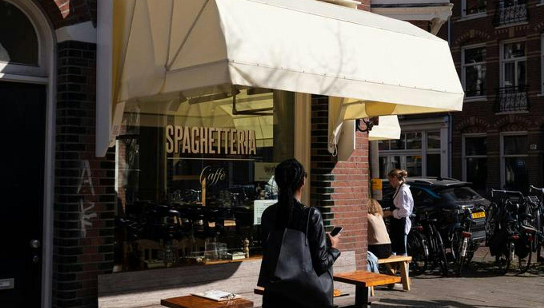 Outside the Spaghetteria Caffè