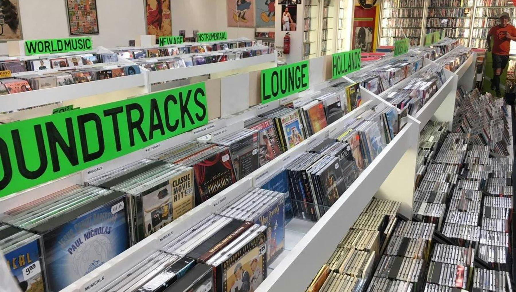 Discostars record store interior