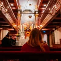 Ons Lieve Heer op Solder our lord in the attic museum church during Museumnacht 2018