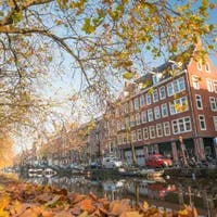 Marnixstraat Amsterdam in autumn