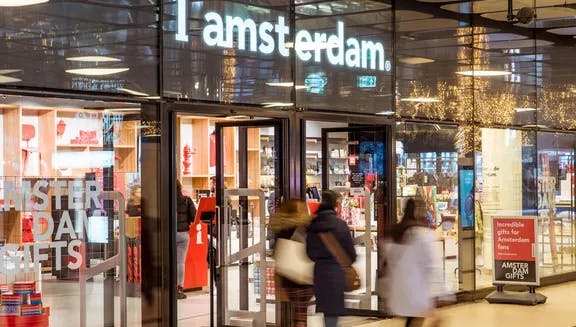 I Amsterdam store Entrance