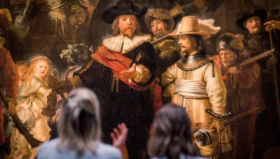 Rijksmuseum Rembrandt Night's Watch painting