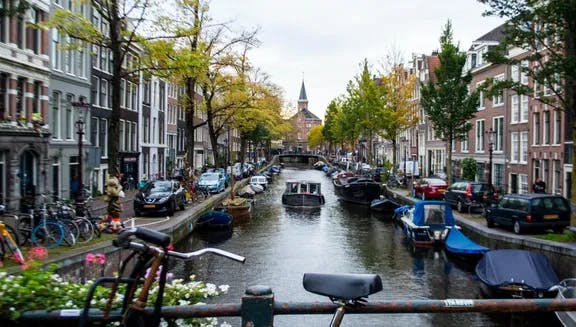 View of the Bloemgracht Canal