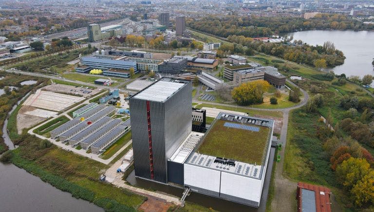2D7WXFP Amsterdam, The Netherlands, 25 October 2020 Amsterdam Science Park University aerial