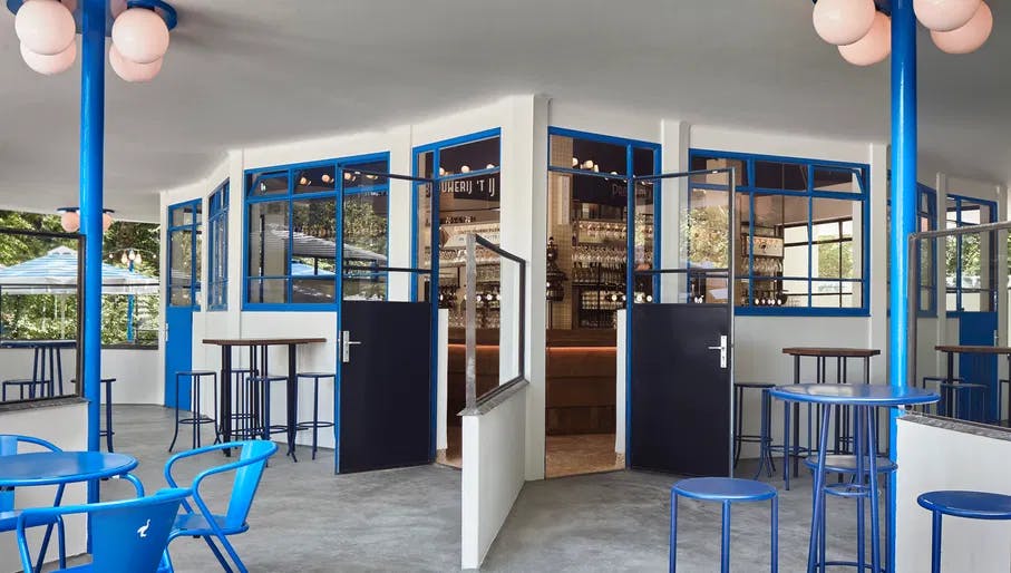'T Blauwe Theehuis café-restaurant terrace