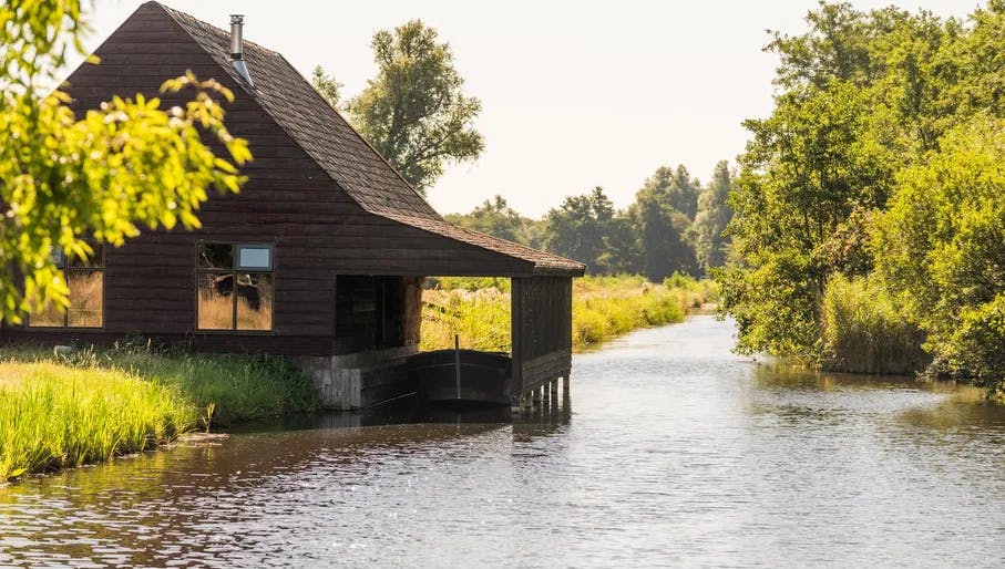Het Naardermeer is a green oasis with clear water, dense swamp and marshy meadows.