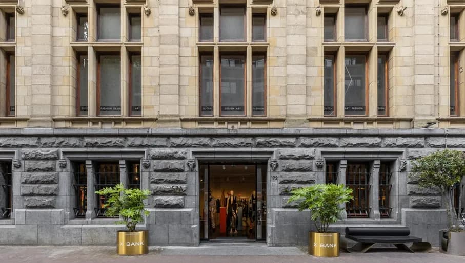 Exterior of X Bank design showroom