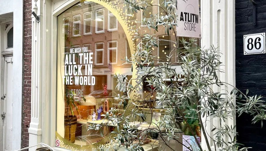 All the luck in the world store Amsterdam Zuid, exterior